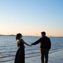 노을자원 | 광주근교 고창 해수욕장 웨딩 스냅, 노을 바다 감성으로
