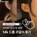 비엘2 | 14K 드롭 귀걸이 925실버 WBL 더블유비엘 후기