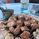 제주 돈떵이 | 제주 공항 맛집 돈떵이 흑돼지 근고기 연탄구이 김치찌개 제주 로컬 추천 구워주는 고기집 야외 술집