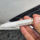 새한카자동차부분 | 카템 차싹 자동차 붓펜 카페인트로 G80 우유니화이트 차량도색 셀프 흠집 제거 후기