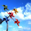 바람개비 조형물 이미지