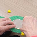 인지재활 토탈공예 | 어르신 공예 수업 후기｜곰발바닥 클레이 손거울 만들기 (봄 맞이 활동)