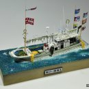 1/64 Ryofuku-maru Oma Tuna Fishing Boat Waterline [Aoshima] 이미지