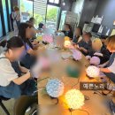 장호원중학교 | 중학교 학부모회 연수 LED 수국 무드등 만들기