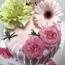 먹갓로1 | 부모님 생신케이크 추천! 화도 케이크 맛집, 설스케이크에서 생화케이크 주문제작 후기