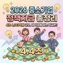 2026 중소기업 정책자금 총정리 | 4조 4천억원 규모, 내 기업에 맞는 자금은?