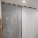 분당 신원마을 패브릭유리 전찬형디자인(전창형중문) 원슬라이딩중문 시공후기