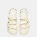 ivory(아이보리) | 슈콤마보니 Orb Platform Sandal Ivory 후기, 아이보리 컬러와 골드 볼 디테일이 돋보이는 감각적인...