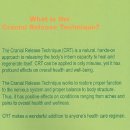 Cranial Release Technique 두개이완요법에 대하여 이미지