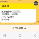 민생쿠폰 카드 잔여 후기 이미지