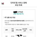 KT 인터넷 장애보상 대상자 금액 조회하기 이미지