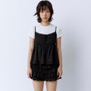 러프몰 | 에스파 카리나 손민수 / 러프넥 벨 쉬폰 레이스 탑 후기🤍 / [Roughneck] bell chiffon lace top