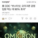 美 CDC "부스터샷, 오미크론 감염 입원 막는 데 90% 효과" 이미지