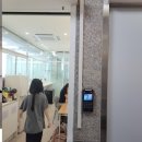 회원제 스터디카페,독서실,상가 현관자동문 얼굴.지문.카드인식기 설치 이미지