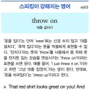 throw on 이미지