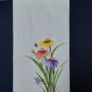 마음챙김 수채 캘리그라피 이미지