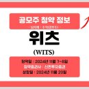 아모텍(주) | 2024년 11월 공모주 청약정보 : 위츠(WITS)