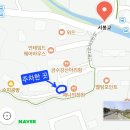 용인 형제봉 등산코스 지도♧한남정맥5-1, 최단코스 서봉교 원점회귀