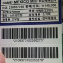 (판매완료)오니즈카 타이거 / Mexico Mid Runner (하이탑) 빨,검 / 270 이미지