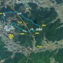 황상동고분군 - 정수봉 - ▲천생산 - 초정 - 장수봉 - 황상동 1 이미지