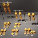 합천 옥전 M6호분 출토 금귀걸이 | 보물 제2045호 합천 옥전 M6호분 출토 금귀걸이