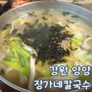 장가네 | 양양 시장 장날 아기랑 장가네 칼국수 방문 후기