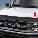 ♣ Ford Aeroskin II Black Textured Hood Deflector / 포드 정품 후드 디플렉터 ♣ 이미지