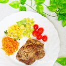 고기굽는정원 | 돼지고기 목살 스테이크 굽는법 미트엔조이 스테이크 가격 맛 솔직후기 목살 다이어트