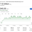 TSMC 시총 근황 이미지