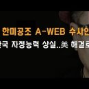 "한미공조 A-WEB 수사"가 피니시블로 ﻿이봉규TV 이미지