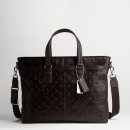 코치/OP ART LEATHER MEDIUM BUSINESS TOTE/free 이미지