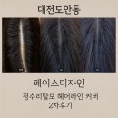 대전 도안동 페이스디자인 정수리탈모 커버 헤어라인 커버 2회차후기 받으니 이마필러 받은 것 같은 효과