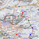 영광 성산(147.3m)-관현산(관람산144.9m)-문장산(227.2m)-노인봉(254.9m)-물무산(259.7m) 이미지