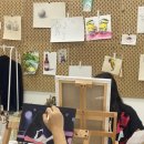 풍경을 담은 아크릴화 이미지