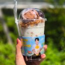 메가커피 컵빙수 팥빙 젤라또 파르페 칼로리 가격 후기