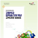 2025학년도 대구시 입학생-일반계고 교육과정 일람표[대구시교육청] 이미지