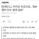 [단독] <b>CJ</b>, 카카오 우군으로…"SM엔터 인수 참여 검토"