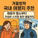 주도, 해돋이 | 겨울방학 국내 여행지 추천: 해돋이 명소부터 가성비 스키장 할인 꿀팁까지