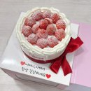 포토시그니처경산 | 대구 동구 "제이델링" 주문 제작 케이크 후기 (순우유딸기케이크)