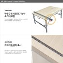 목공작업대 조기대 포함 톱다이 톱작업대 테이블쏘 원형톱작업대 인테리어 DIY 이미지