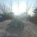 티피캠핑장 | 한탄강 오토캠핑장 언덕1번사이트(26.1.16~17)알리발 가성비 티피 텐트 소개