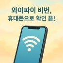 공유기 와이파이 비번과 집 와이파이 비번, 휴대폰에서 바로 확인하기