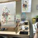 비단 공필화 이미지