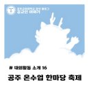 공주정명학교 | [대외활동 소개 #16] 공주 온수업 한마당 축제