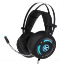 녹스 초경량 7.1ch 진동 게이밍 헤드셋 NX-2S, 블랙