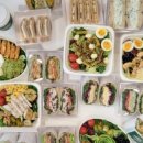 샌드위치, 샐러드 포장 이미지