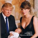 멜라니아 트럼프와 그녀의 아들 Barron William Trump 이미지
