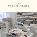 천안 청당동 네일샵 모모네일 시원한 여름 자석네일 후기