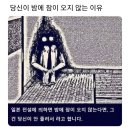 밤에 잠이 오지 않는 이유 이미지