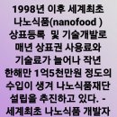 1998년 이후 나노식품(nanofood ) 상표등록 및 기술개발로 매년 상표권 사용료와 기술료가 늘어나 작년 한해만 1억5천. 김동명 이미지